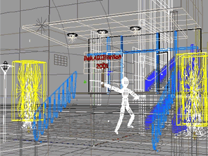 3D Wireframe Ansicht (Entwicklungsansicht)